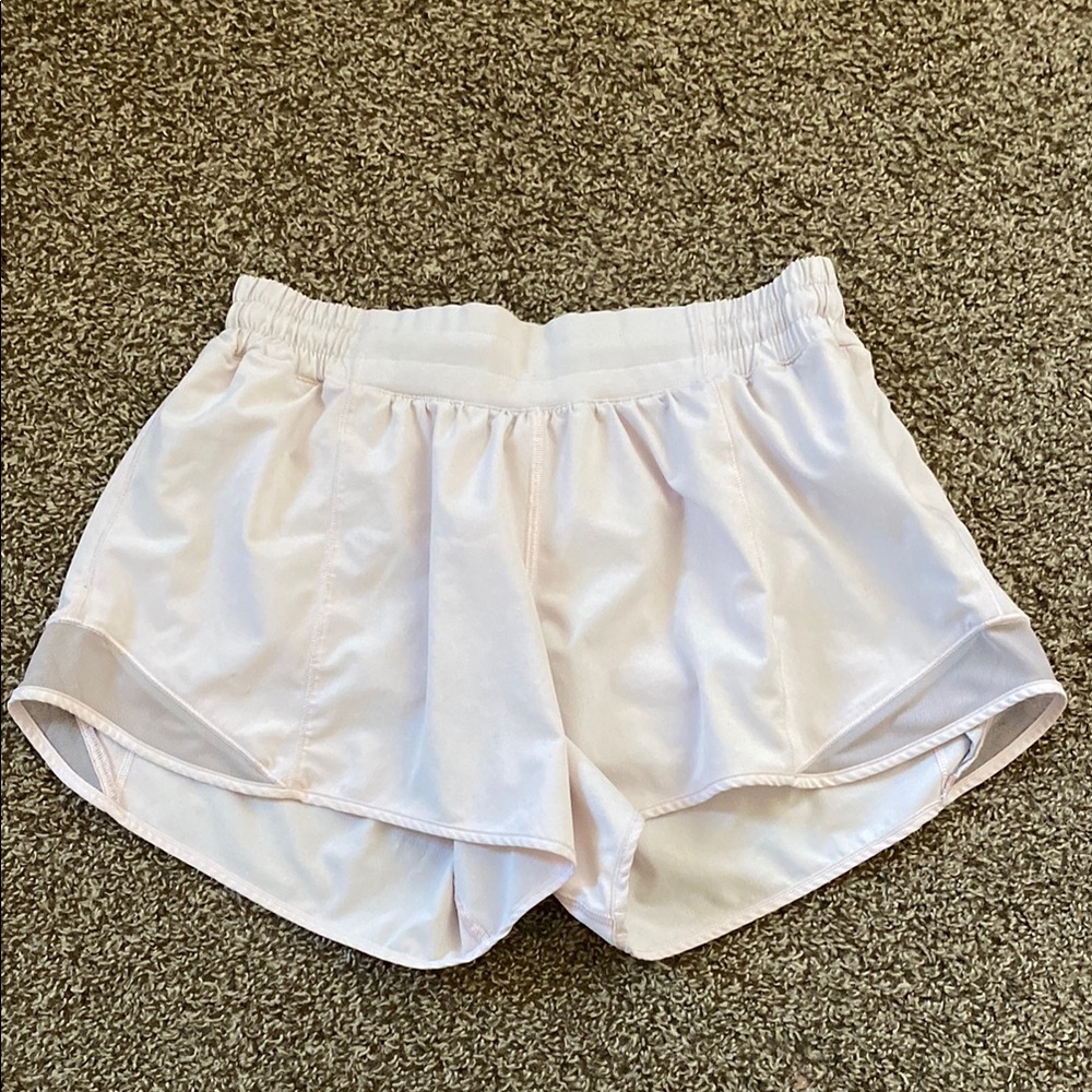 Women's pink milkshake lulu lemon shorts